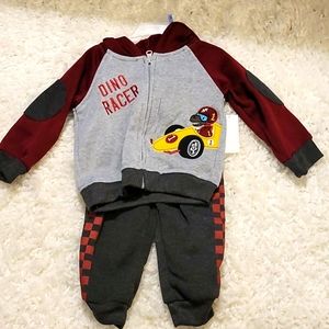 NWT Quacker Jack 2pc Boys Set 12M